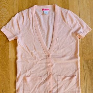 J. Crew shirt sleeve cashmere cardigan